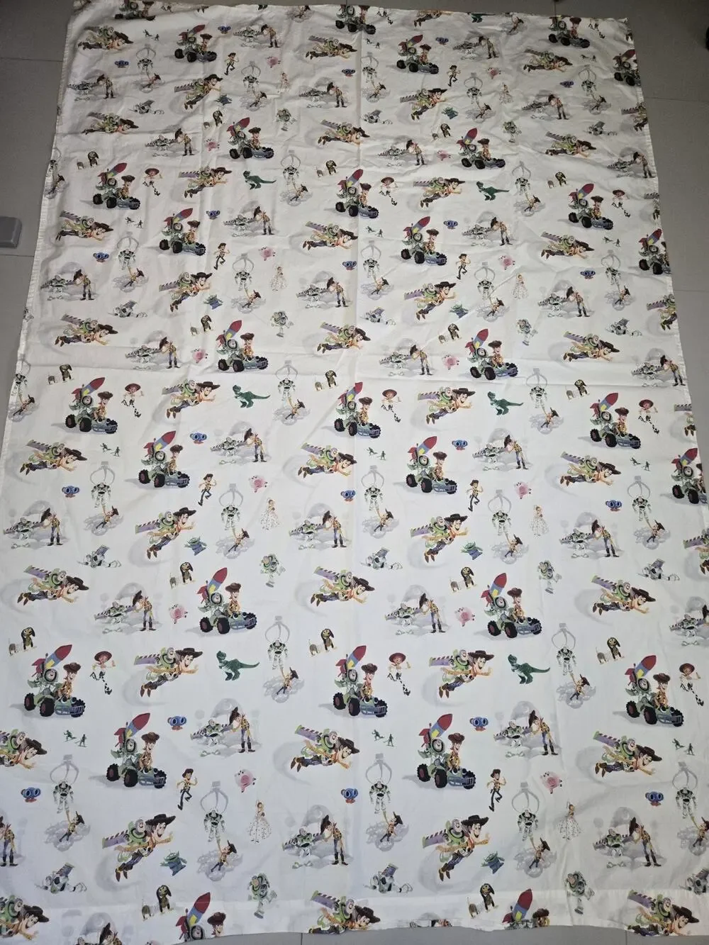 Pottery barn Toy Story flat sheet.